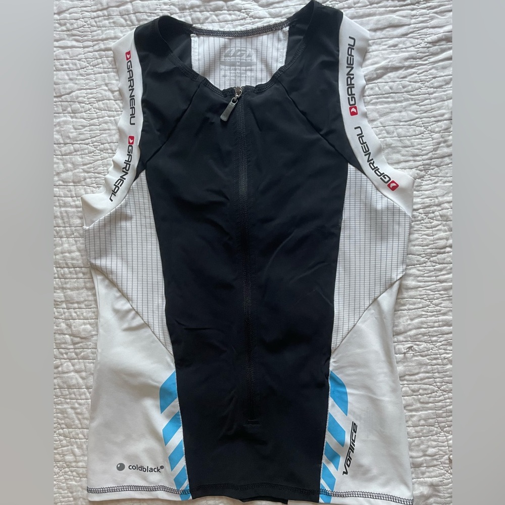 Louis Garneau Elite Lazer Tek Sleeveless Tank Jersey Cycling Tri Sport Womens M